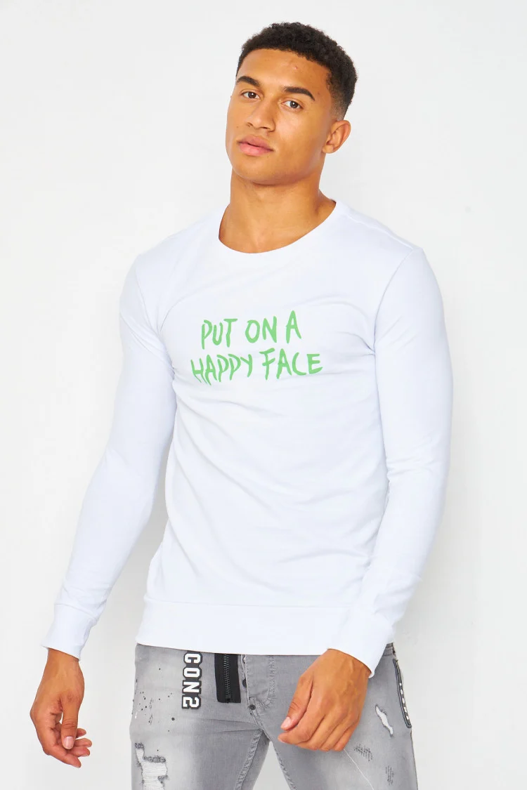 Sweat blanc Joker 