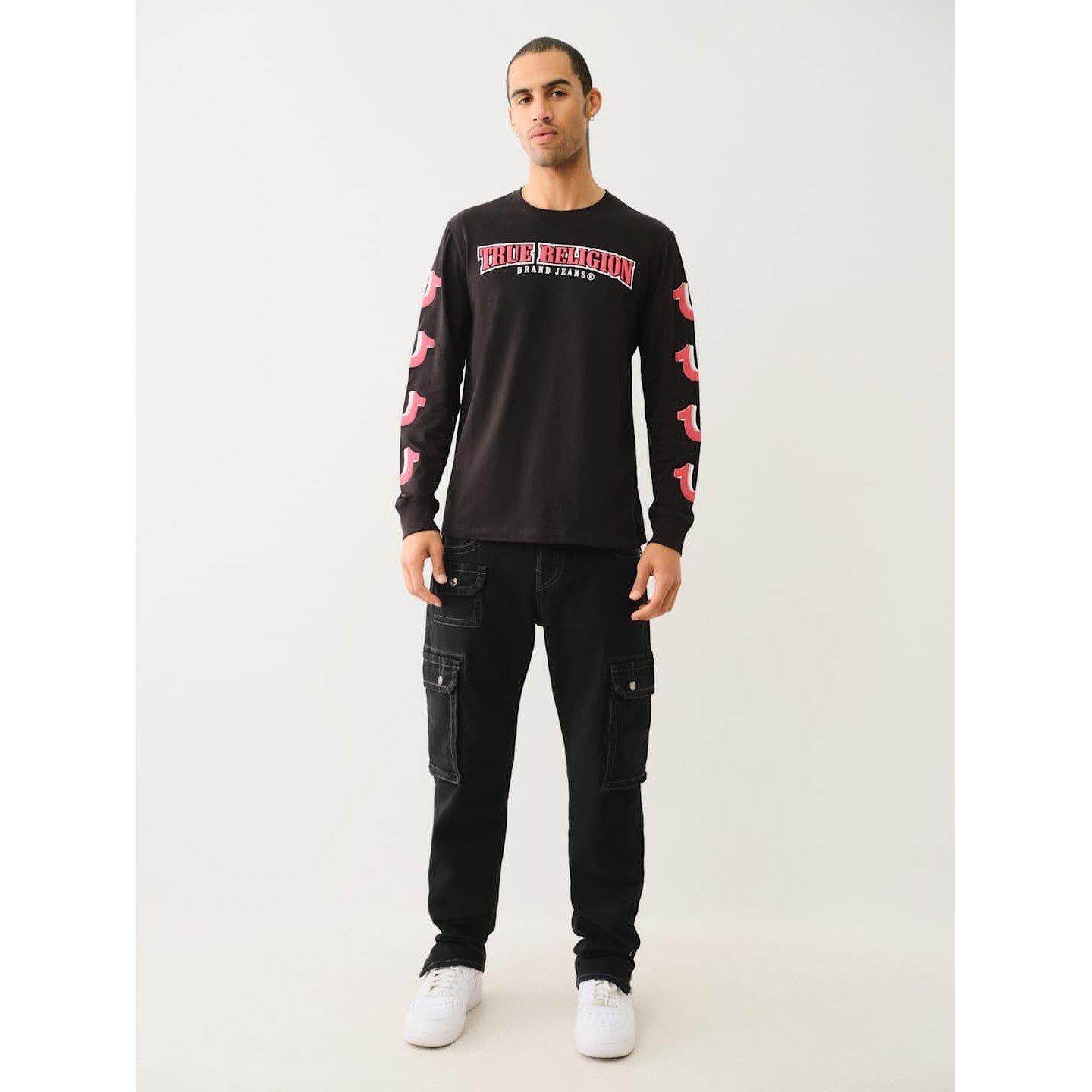 True Religion TR Horseshoe Long Sleeve T Shirt