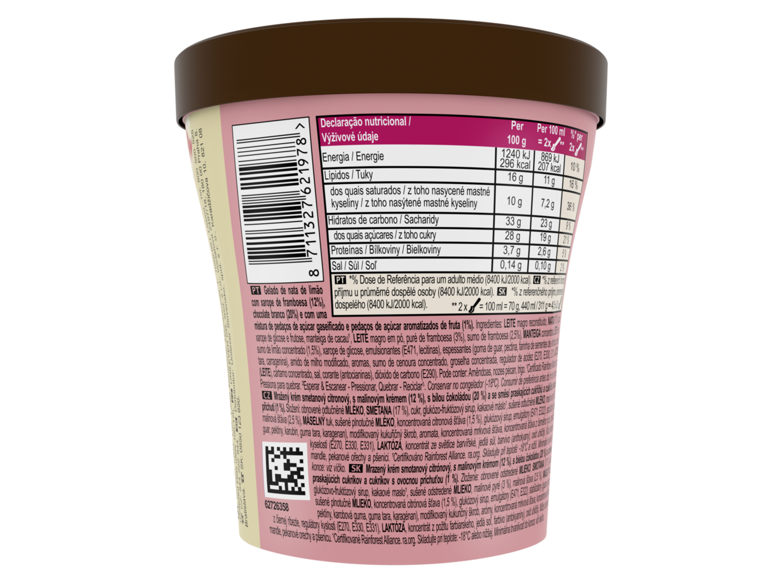 GELADOS MAGNUM PINT EUPHORIA 440ML