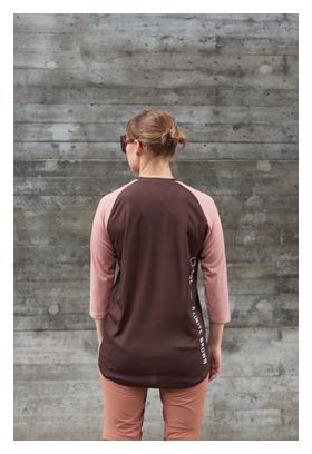Maillot Manches 3/4 Femme Poc MTB Pure Marron Foncé/Clair