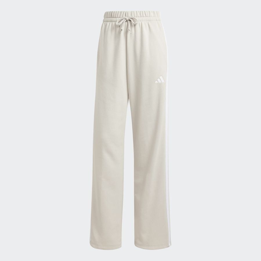 Adidas Pantalon french terry bas droit 3 bandes Essentials