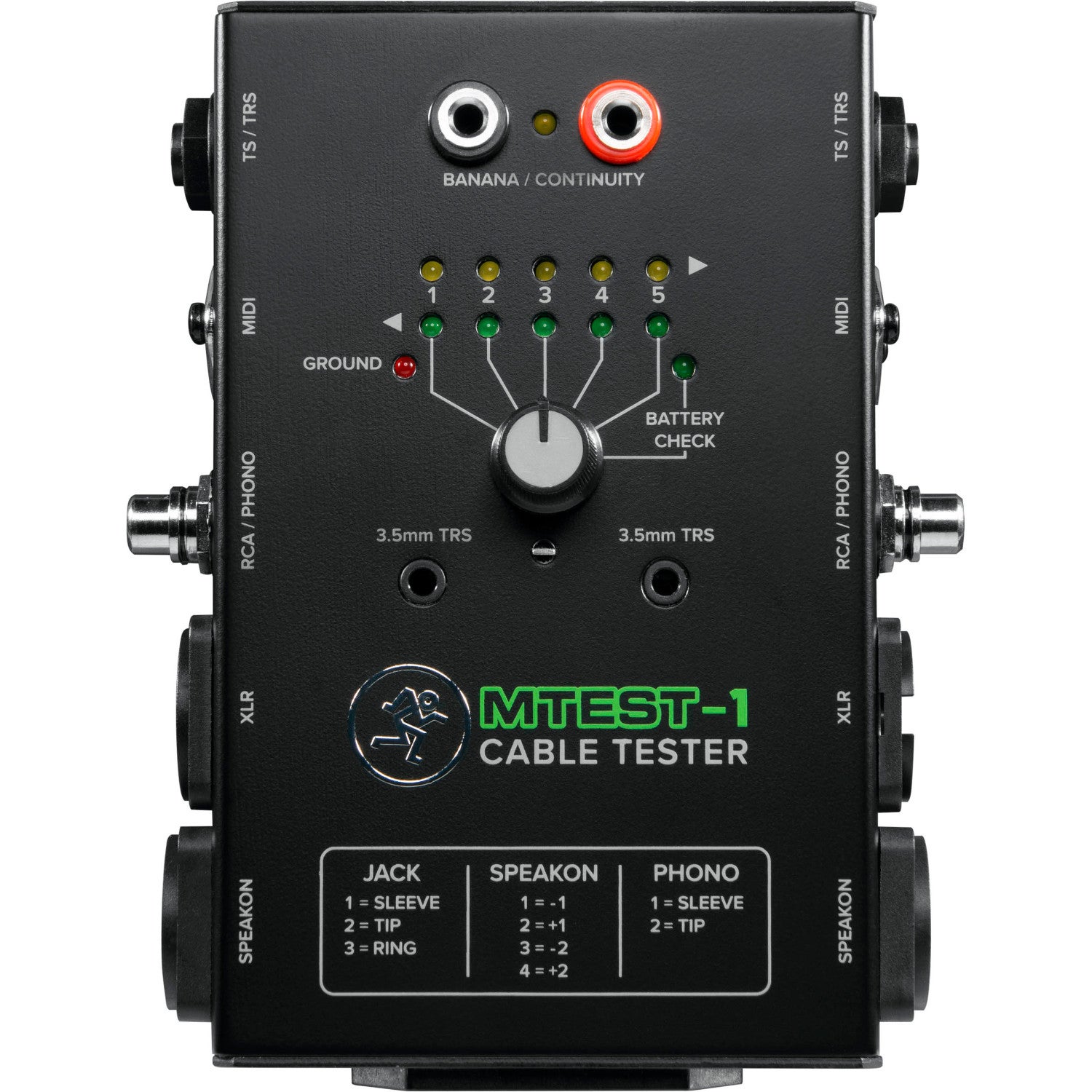 Mackie MTEST-1 kabeltester