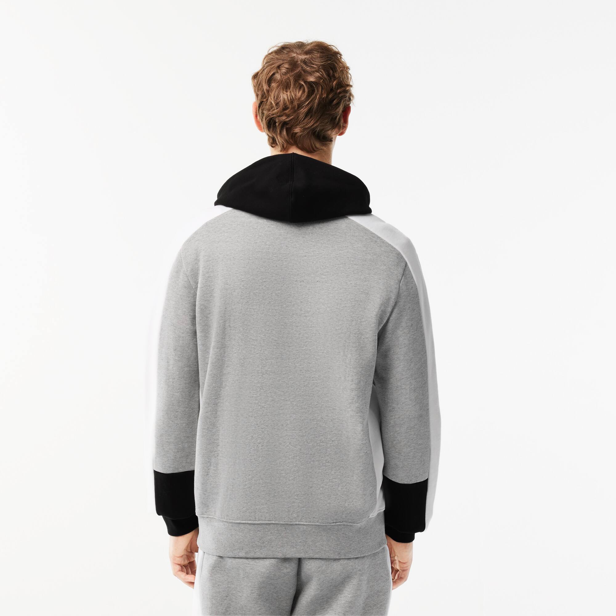 Colourblock Jogging-Hoodie Sweatshirts - Grau - Lacoste - Herren