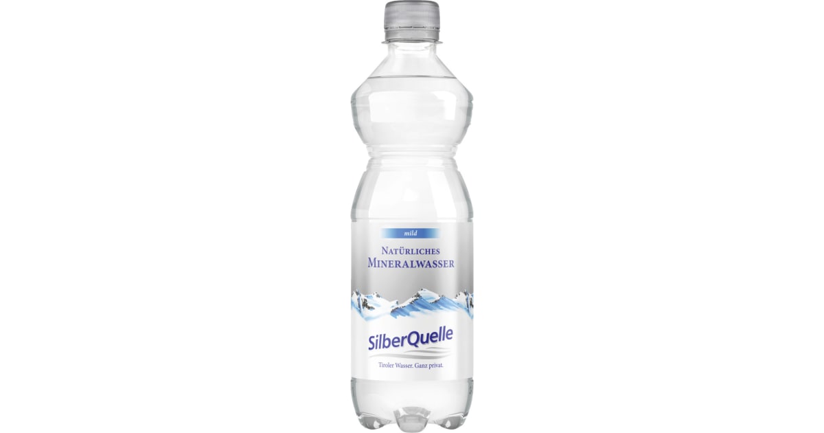 SilberQuelle Mineralwasser mild 0,5 Liter (Einweg)