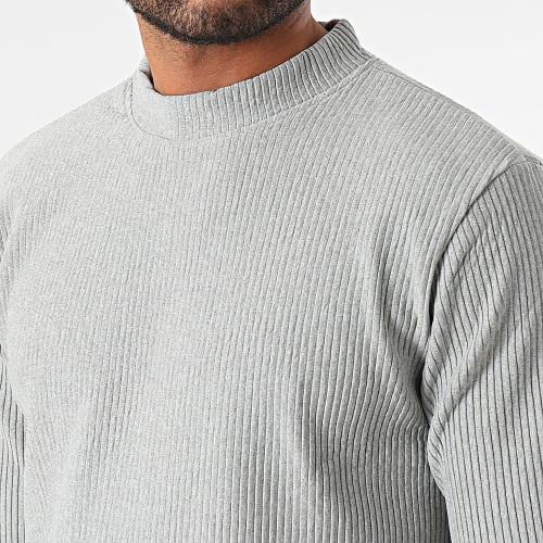 Tee Shirt Manches Longues Gris