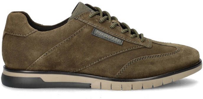 Bugatti Delron suède sneakers groen