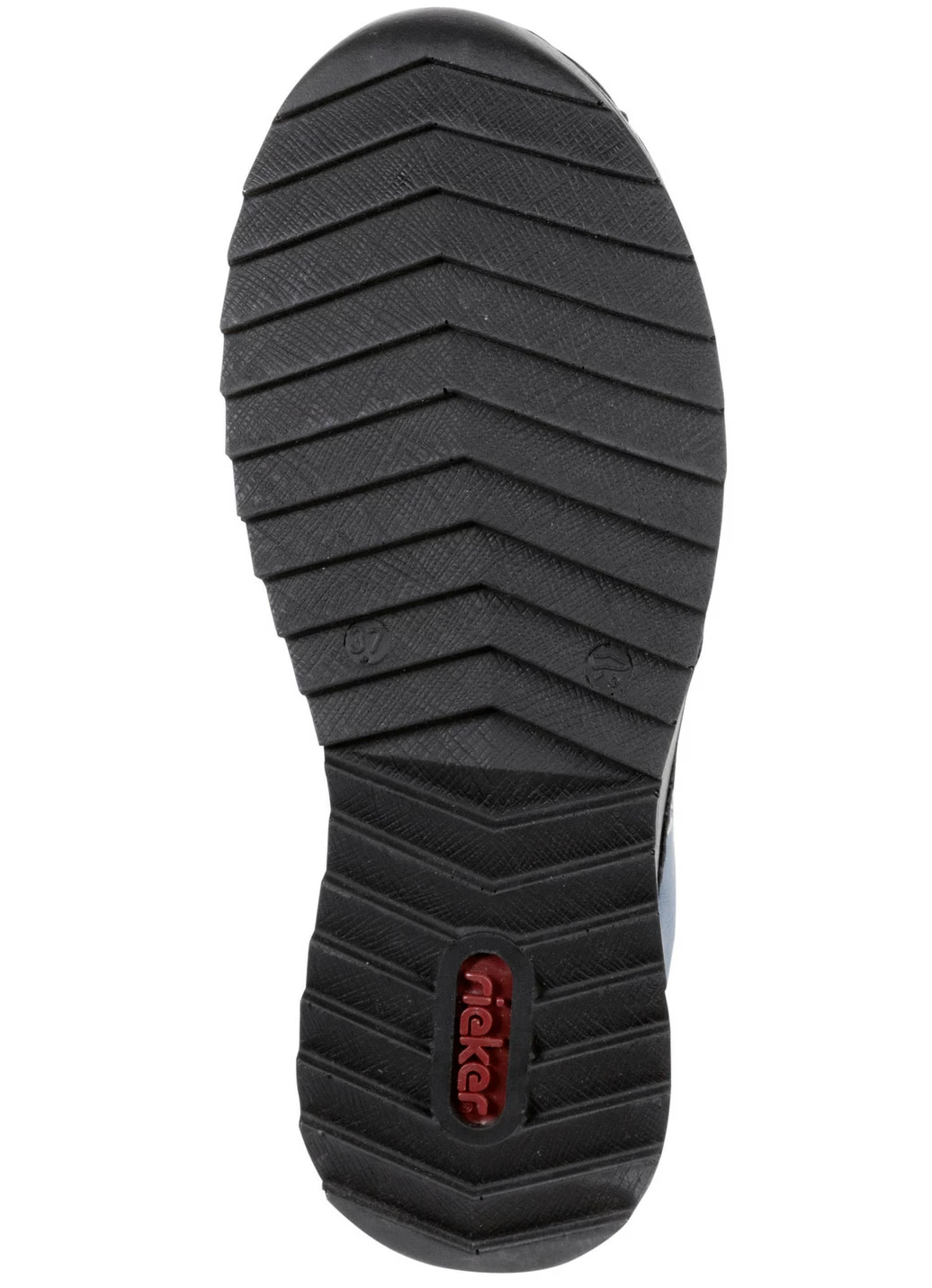 Rieker Schnür-Bootie mit Knitter-Optik