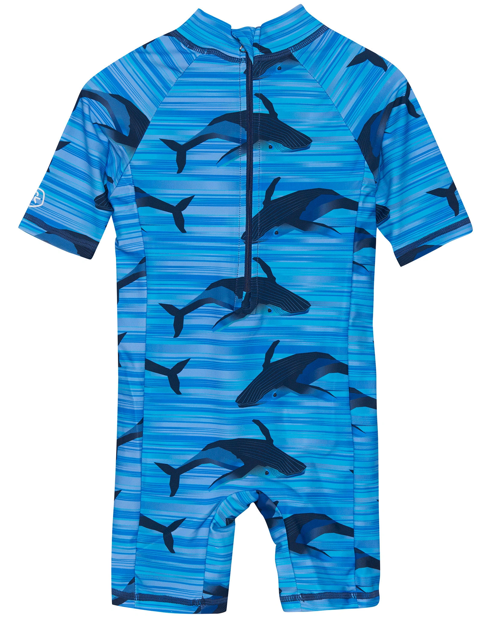 Schwimmanzug KLEINER WAL in azure blue