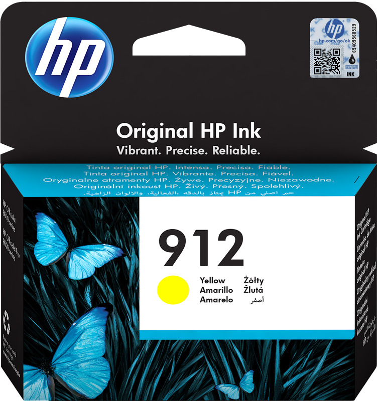 HP 912 Tintenpatrone, gelb