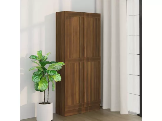 Armoire à livres Chêne marron 82,5x30,5x185,5cm Bois ingénierie