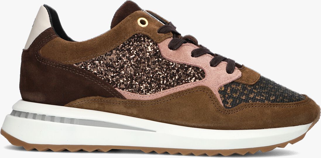 FLORIS VAN BOMMEL bruine floris van bommel lage sneakers sfw-10119
