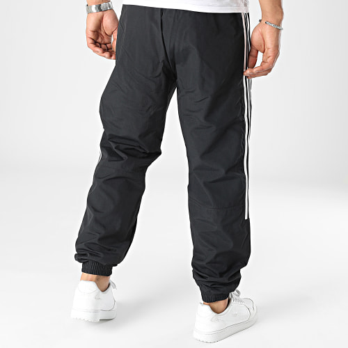 Pantalon Jogging A Bandes IA6355 Noir