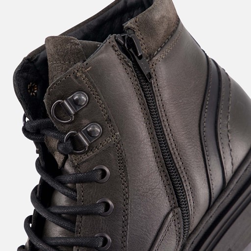 Outfielder Veterschoenen grijs Leer