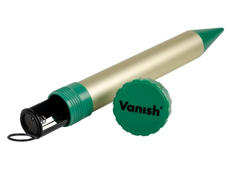 VanishTM Maulwurfvertreiber MVT-1 1 Stück Tiervertreiber für Maulwürfe, Mäuse, Wühlmäuse, Mausvertreiber, Maulwurfvertreiber, Maus, Maulwurf