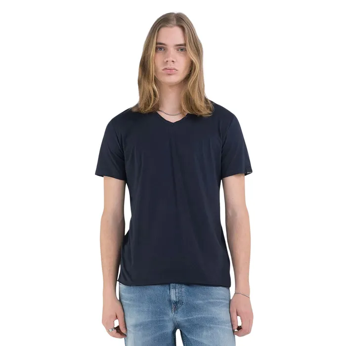 Replay Raw Cut V-neck Shirt Heren