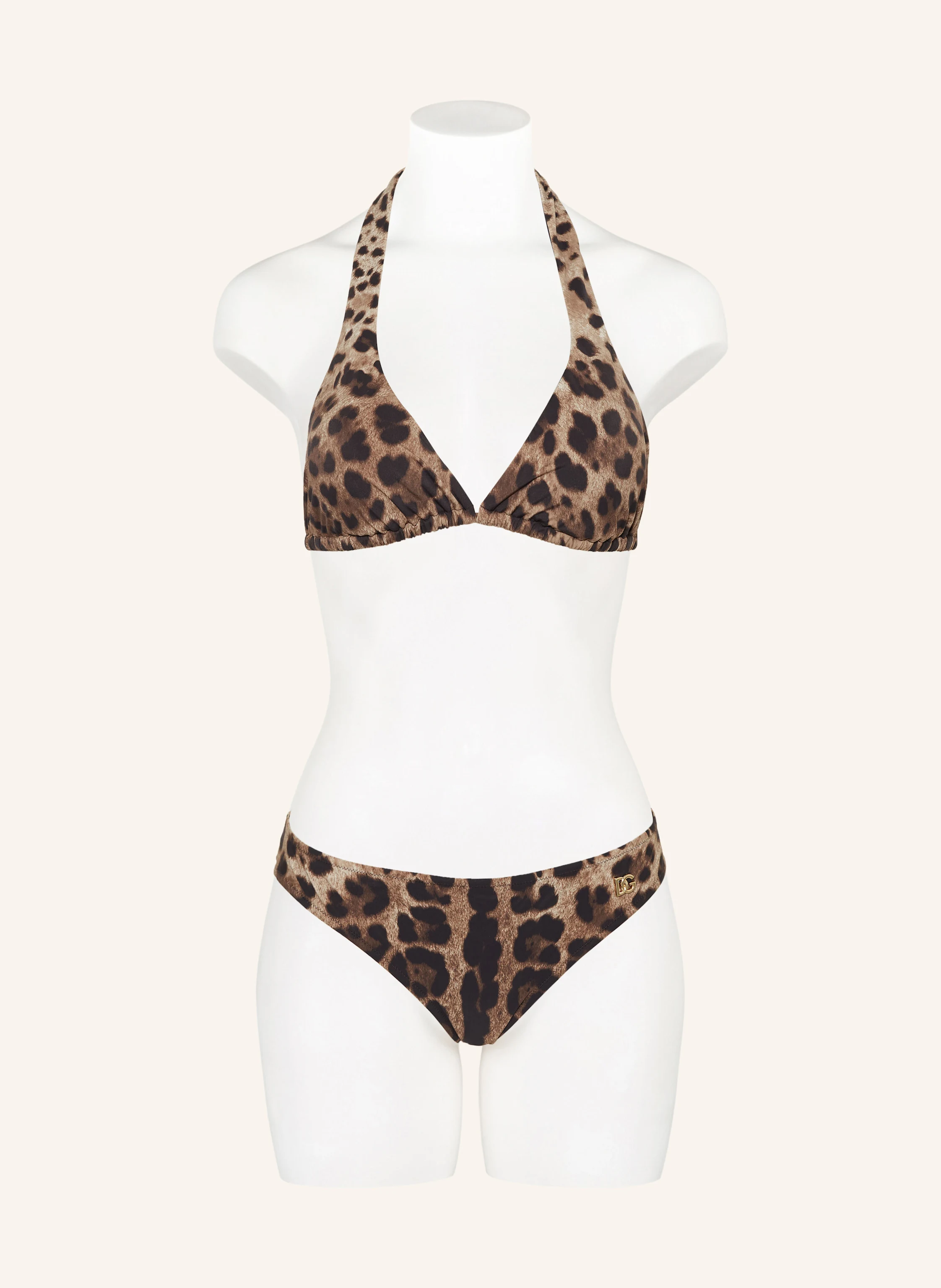 DOLCE & GABBANA Triangel-Bikini-Top LEO NEW