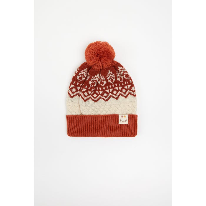 Veritas-Kids muts jacquardpompon