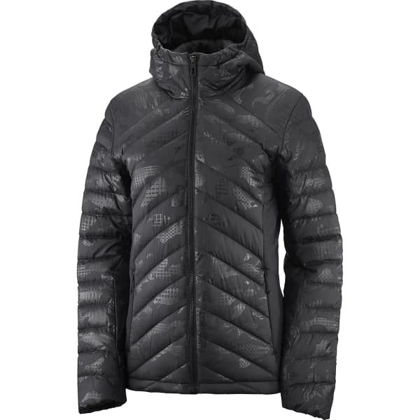 Doudoune ski SALOMON TRANSITION DOWN HOODIE W BLACK/HE