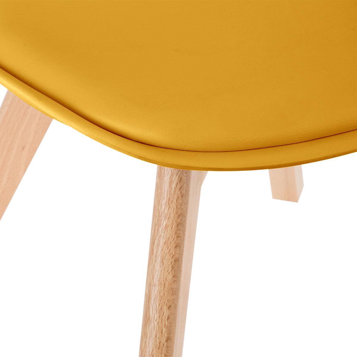 CHAISE DINER JAUNE BAYA