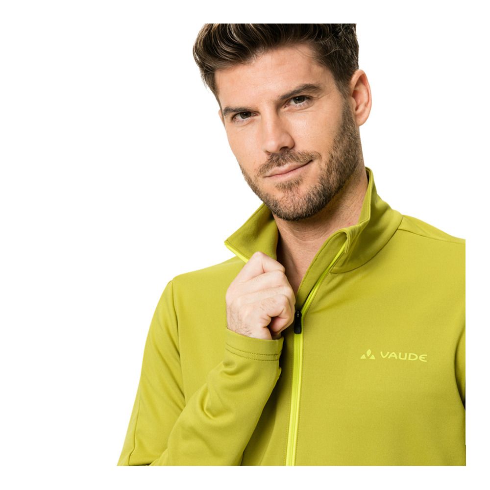 Vaude LIVIGNO HALFZIP II - Polaire Homme wild lime