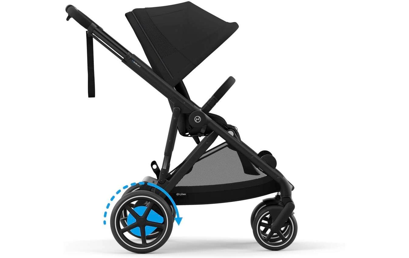 Kinderwagen eGazelle S Schwarz<br>Elektrischer Kinderwagen mit 20 Kombinationen