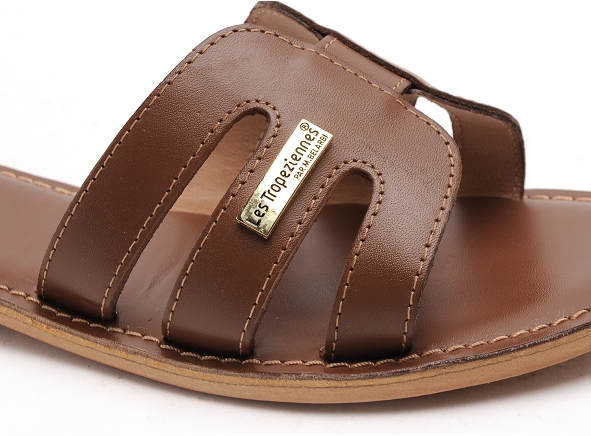 Les tropeziennes mules et sabots plats femme damia f marron
