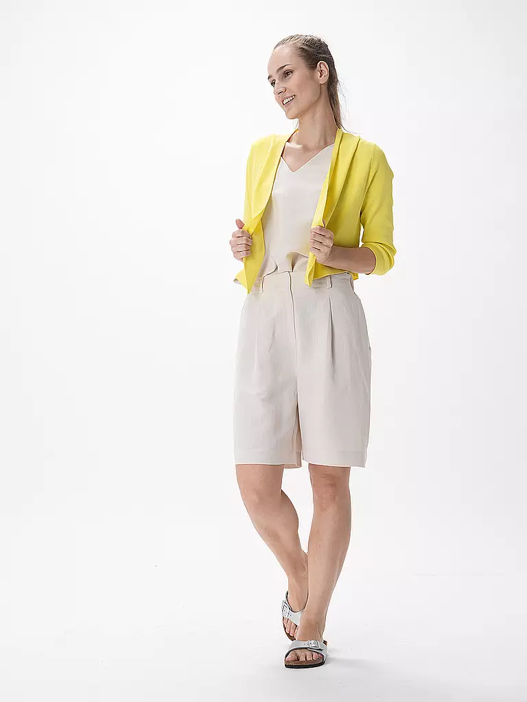 COMMA Strickjacke  gelb