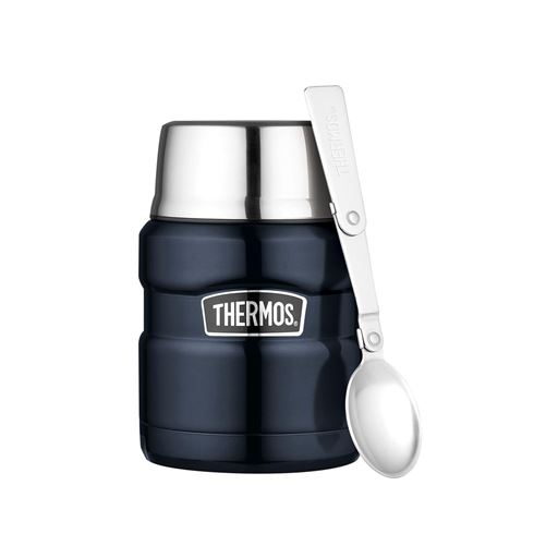 Thermos Stainless King Madtermoflaske, Dark Blue, 470 ml