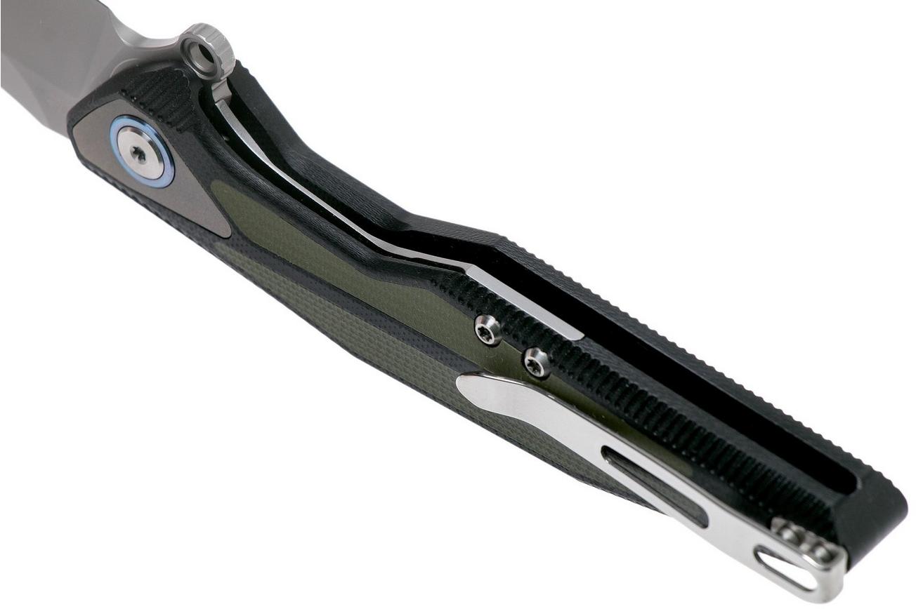 Rike Knife Tulay Black-Green zakmes