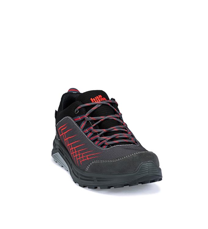 Hanwag Coastridge Low ES Asphalt-Red