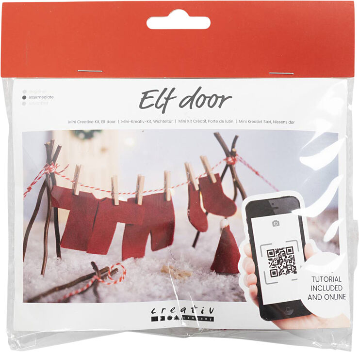 Creativ Company Mini DIY Kit Nissens Dør, Vasketøj