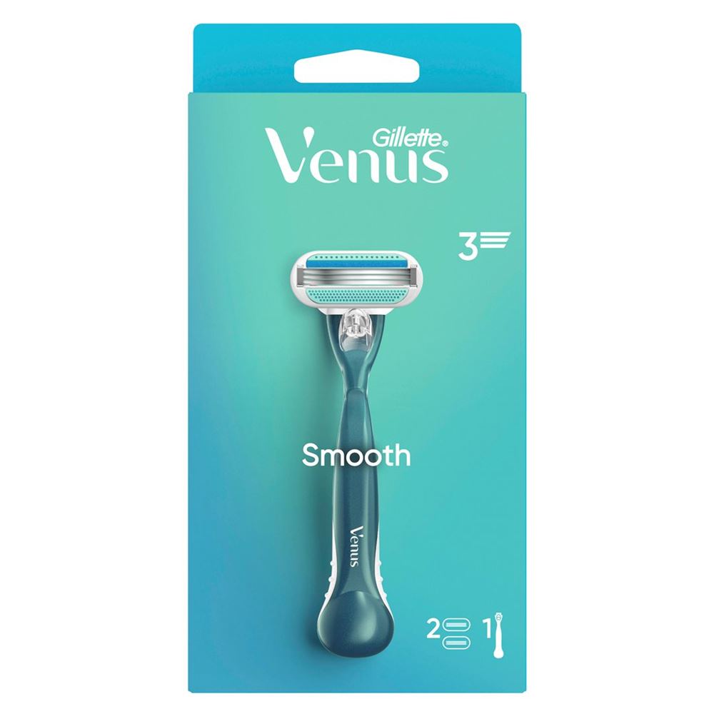 Gillette Venus Smooth Rasierapparat<br>1 Stück, mit 2 Klingen