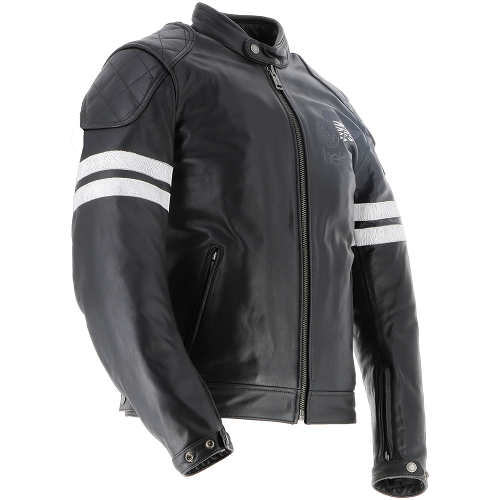 Helstons - Blouson Jake Speed Cuir Buffalo Noir