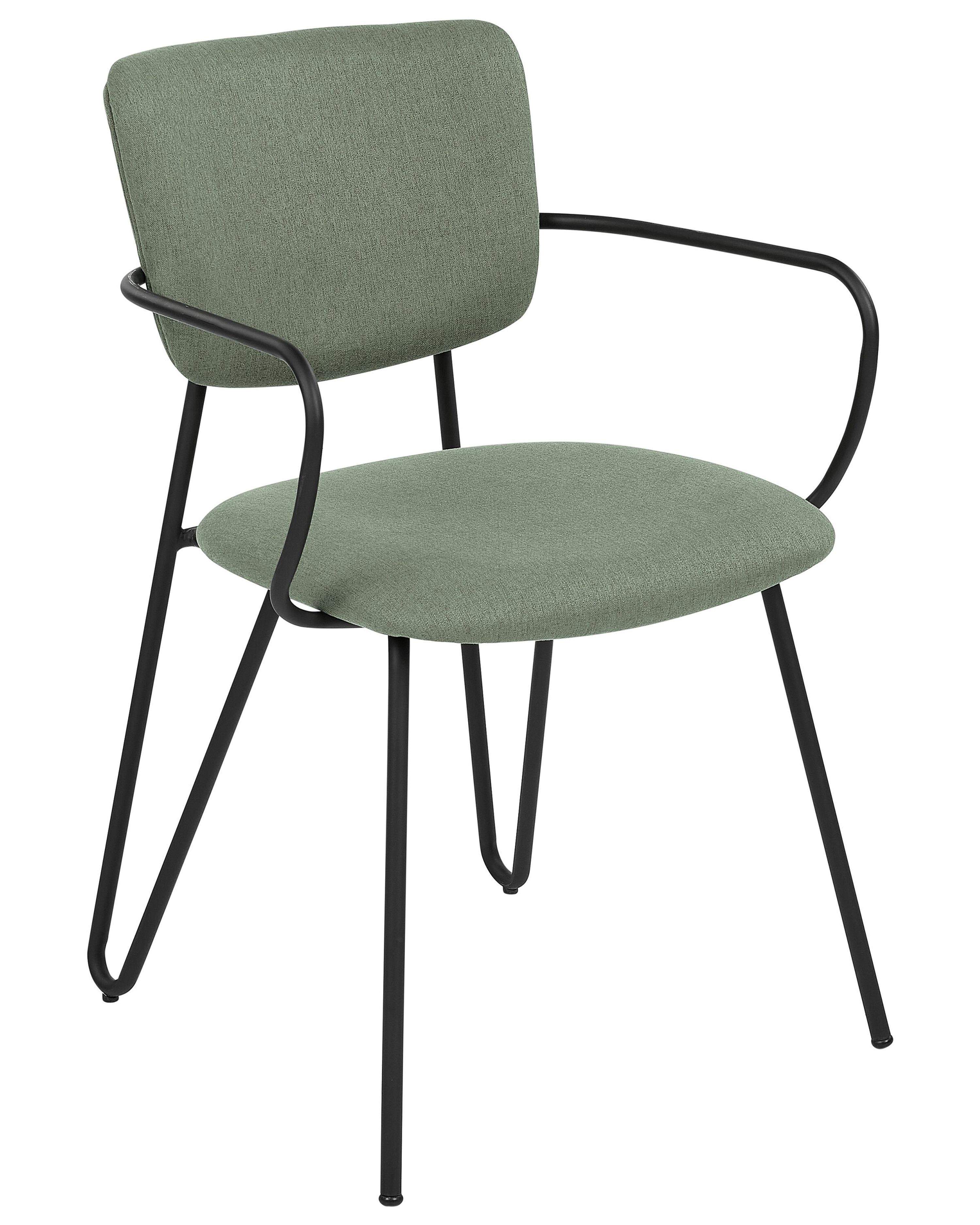 Set van 2 eetkamerstoelen ELKO Donkergroen