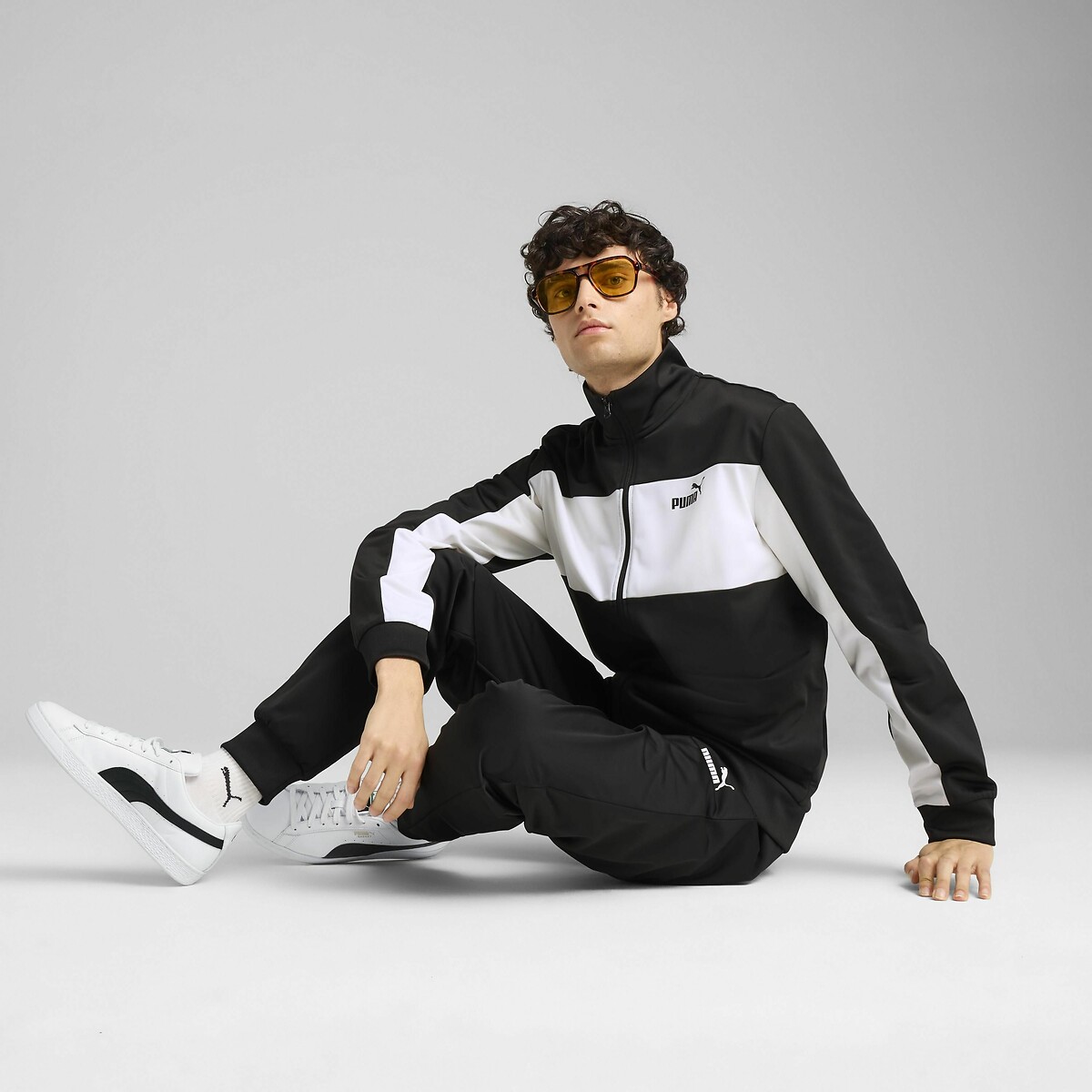 PUMA<br>Agasalho esportivo com blocos de cores
