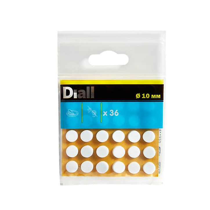 Patin anti-bruit Diall 10 mm x36, blanc