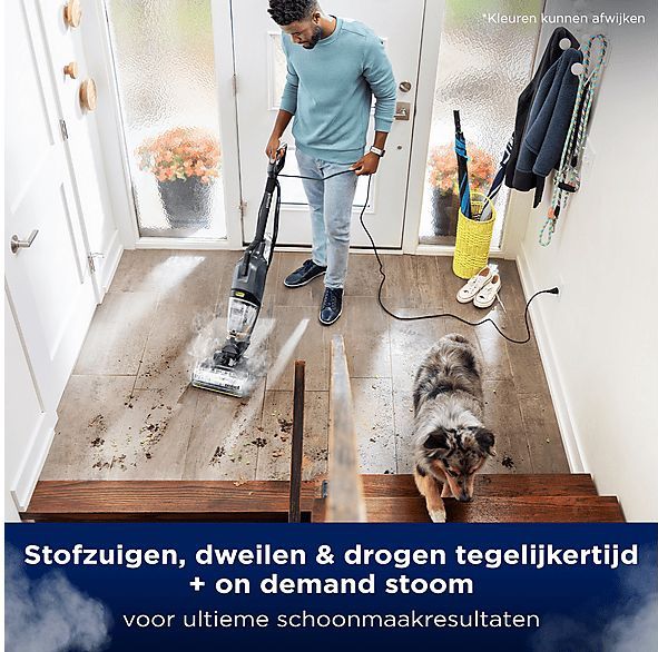 BISSELL - CrossWave HydroSteam Pet Pro - Vloerreiniger - Multi-oppervlak - On-demand Stoommodus