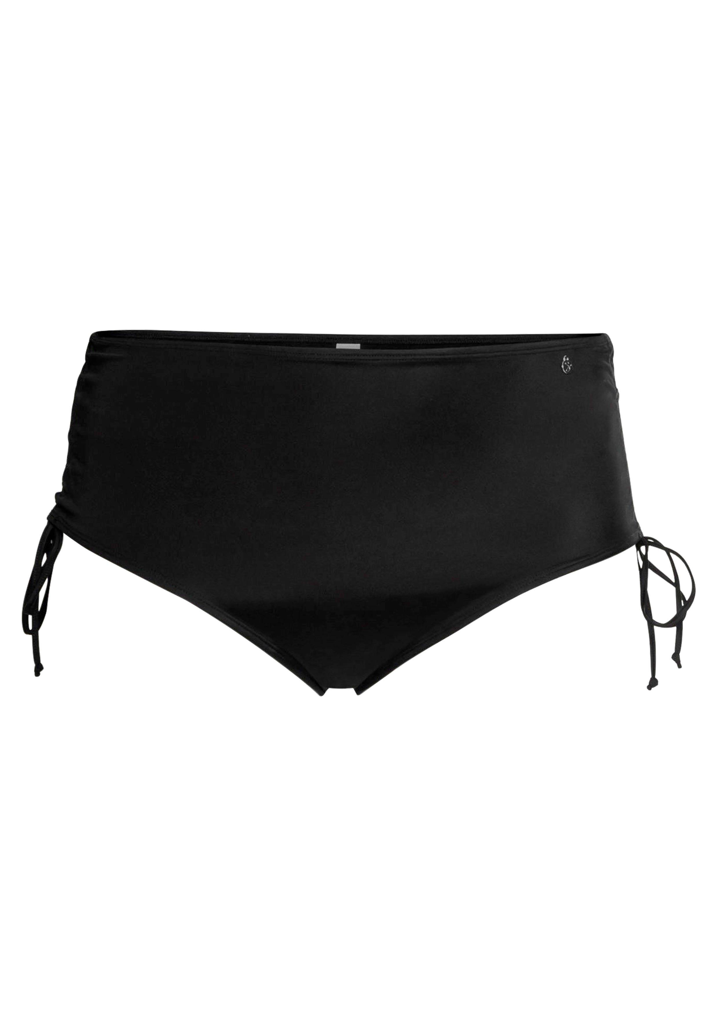 Bikinihose mit Shaping-Einsatz, seitliche Raffung