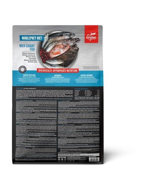 Orijen Whole Prey Six Fish Dog Sardines&Makreel - Hondenvoer