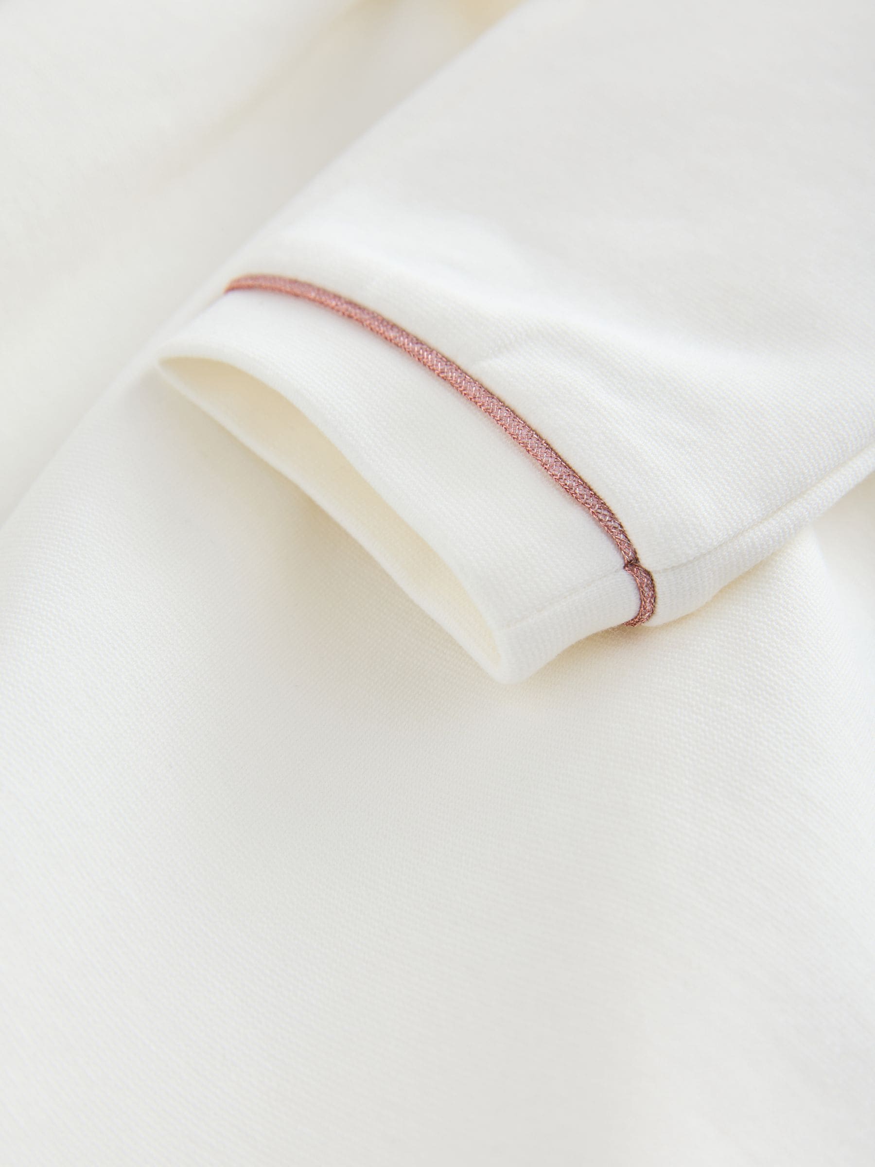 Wit - Baker by Ted Baker Ponte-jurk met gegolfde rand