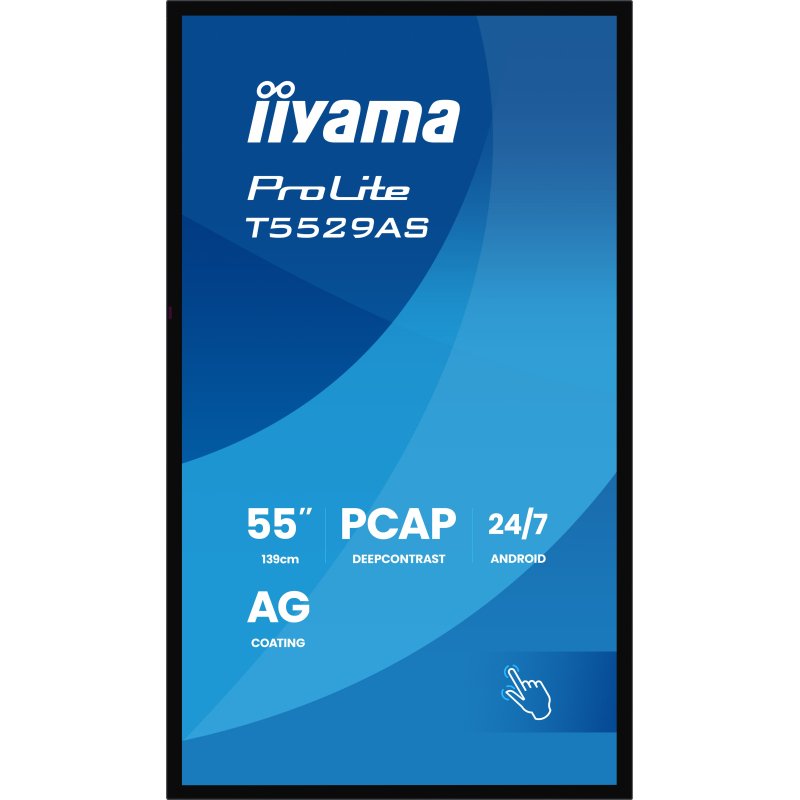 iiyama T5529AS-B1AG Écran d'affichage dynamique En forme de kiosk 138,7 cm (54.6