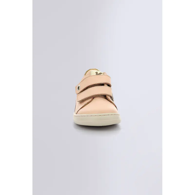 Kickboost Rose clair BASKETS BASSES Cuir Fille