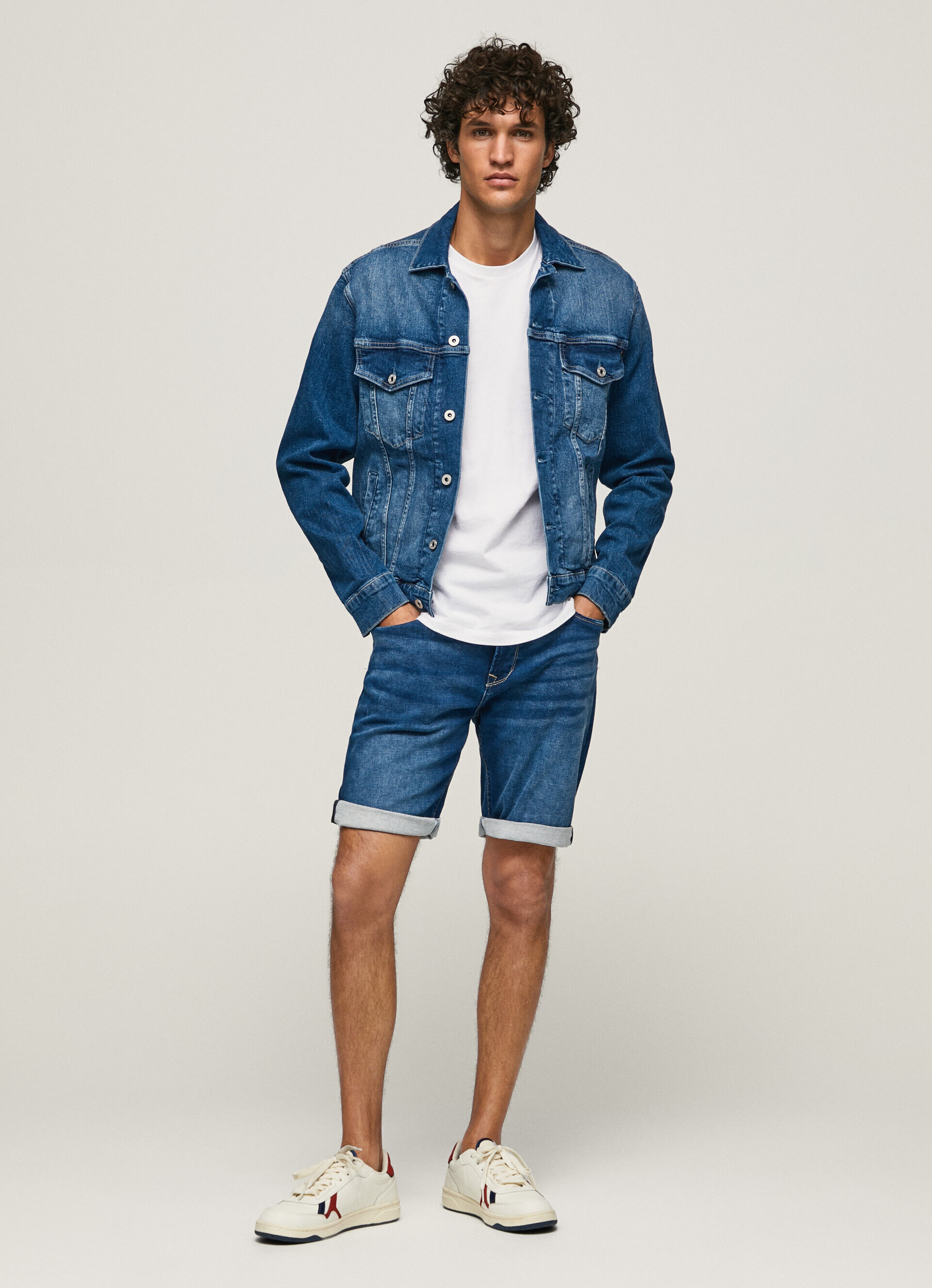 Bermuda Jack de corte regular - jeans