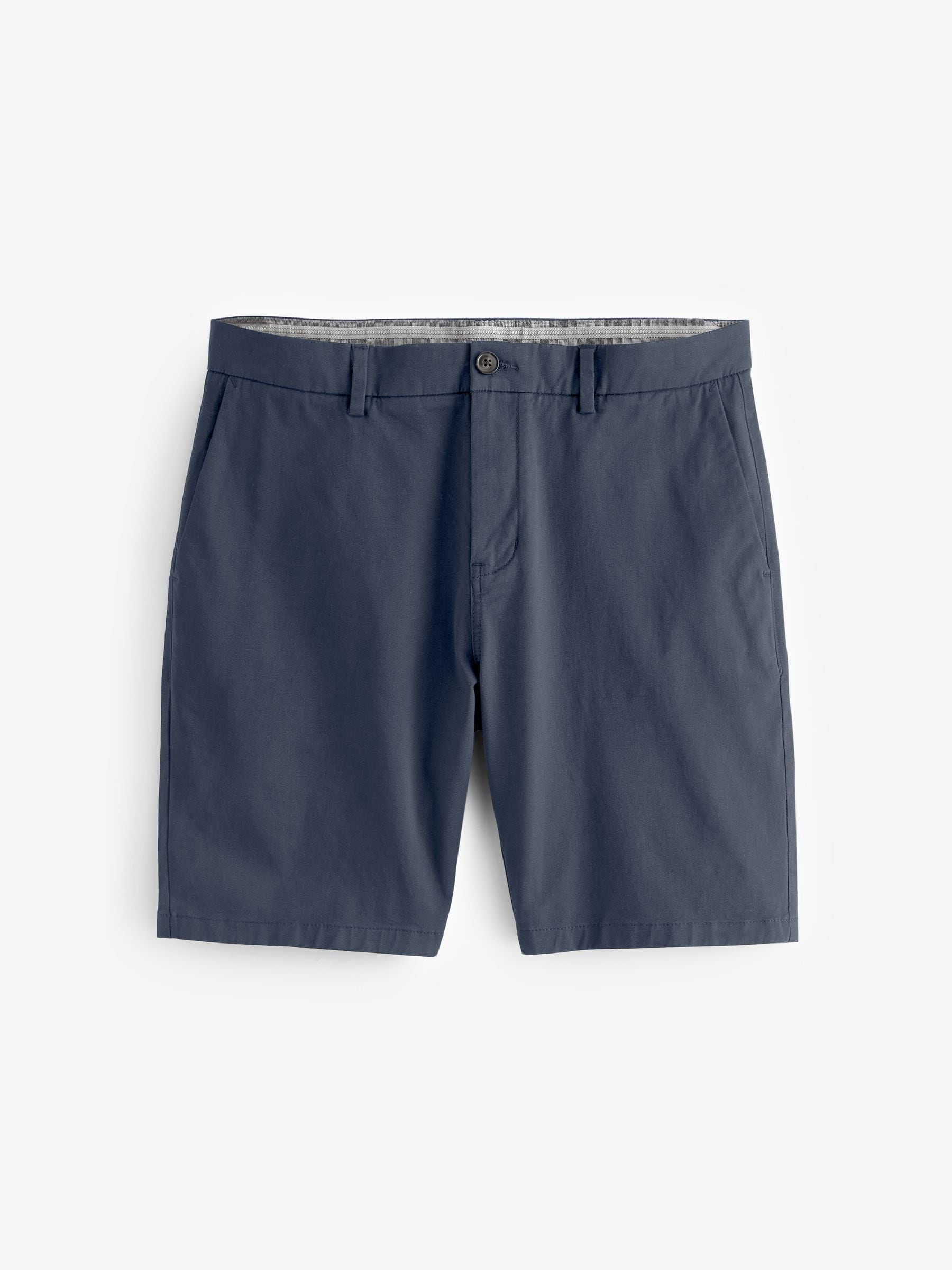 Normaal blauw - Straight fit - Chinoshort met stretch
