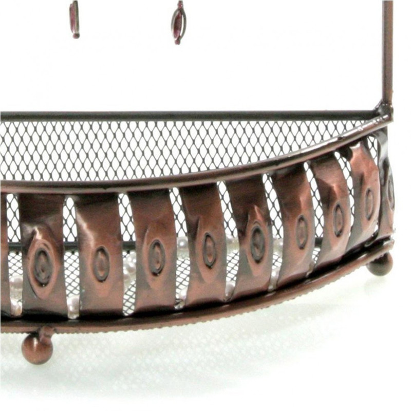 Porte bijoux porte boucle d'oreille et porte bijoux panier (20 paires) Cuivre