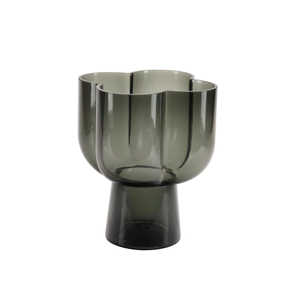 Bahne Interior  Vase opsats, grå - H24,5cm
