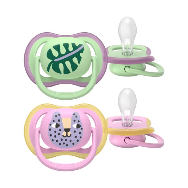 Philips Avent Ultra Air Fopspeen - 6-18 Mnd - 2 Stuks - Plant-based