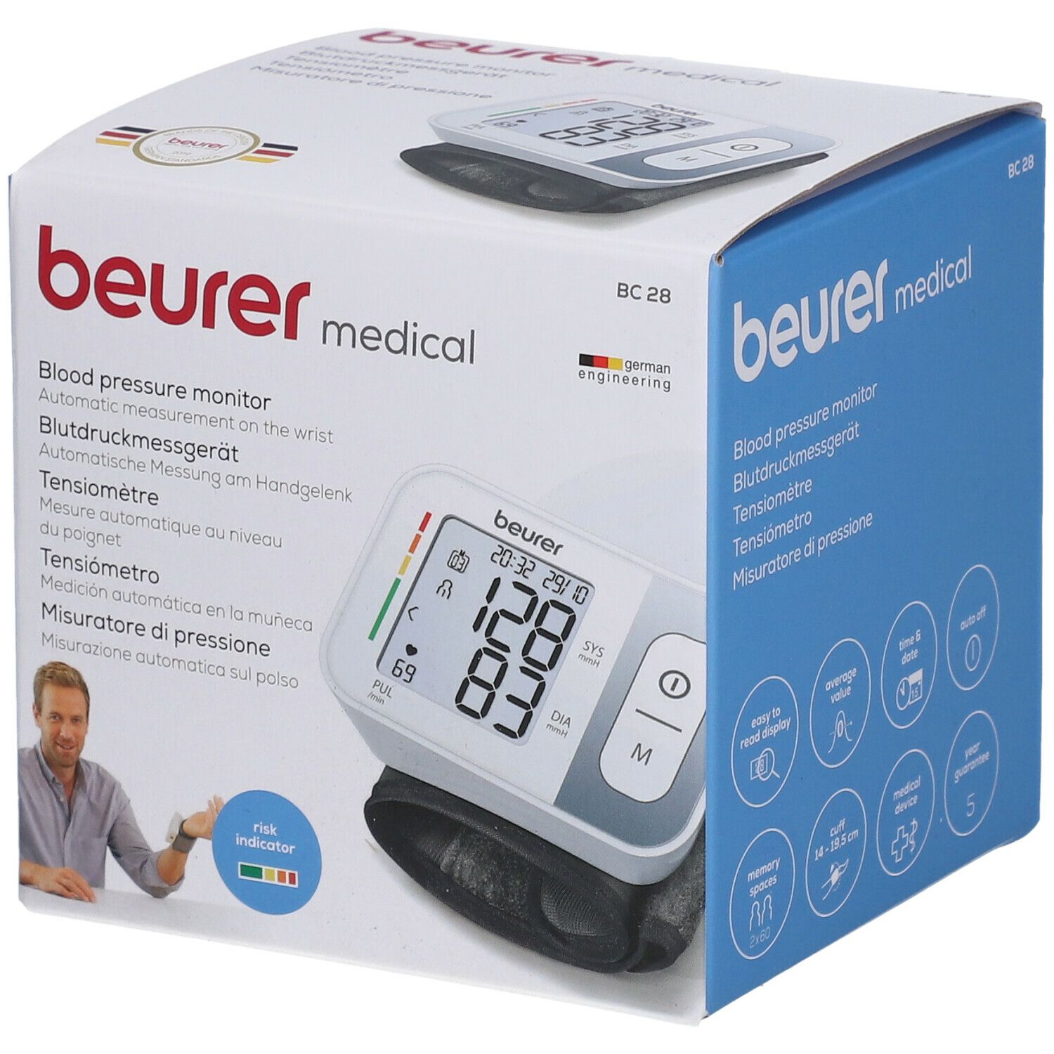 beurer Handgelenk Blutdruckmessgerät BC28