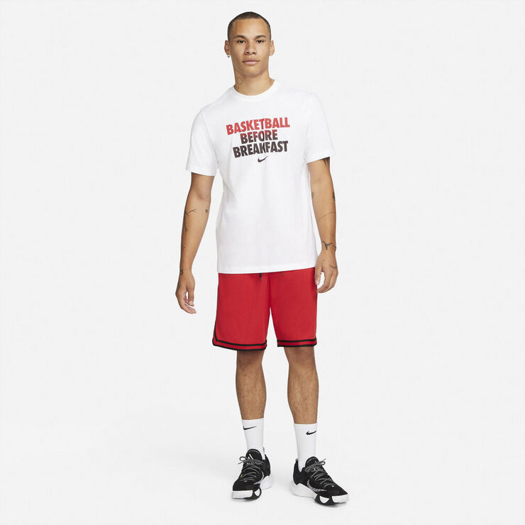 Nike Dri Fit Basketball T Shirt Hvid