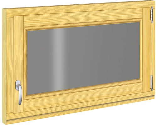 Houten raam, sparrenhout, 980x580 mm, DIN rechts